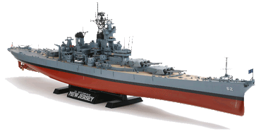 TAMIYA 78028 New Jersey (w/detail) 1:350 Ship Model Kit