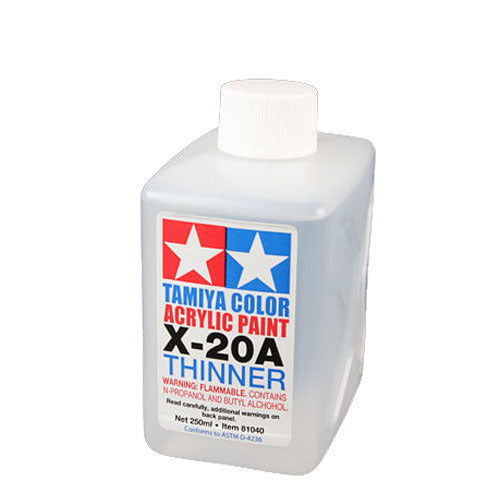 TAMIYA 81040 Acrylic Poly Thinners X20A 250ml