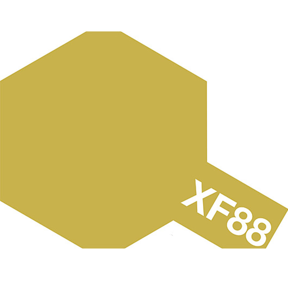 TAMIYA Acrylic Paint 10ml - XF-88 Dark Yellow 2 - Model Kit Paint Humbrol