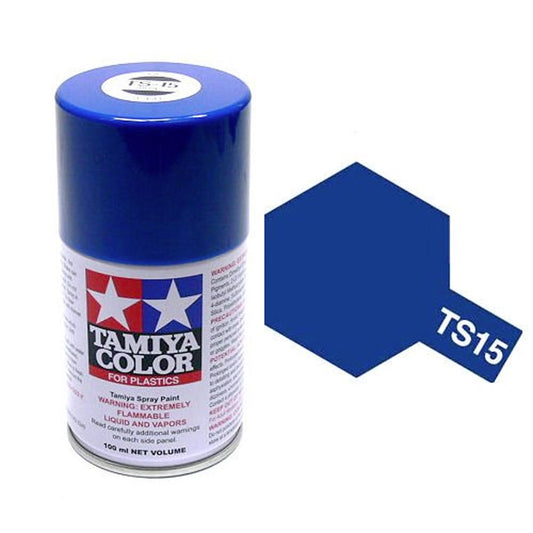 TAMIYA TS-15 Blue 100ml Plastic Model Kit Spray Paint 85015
