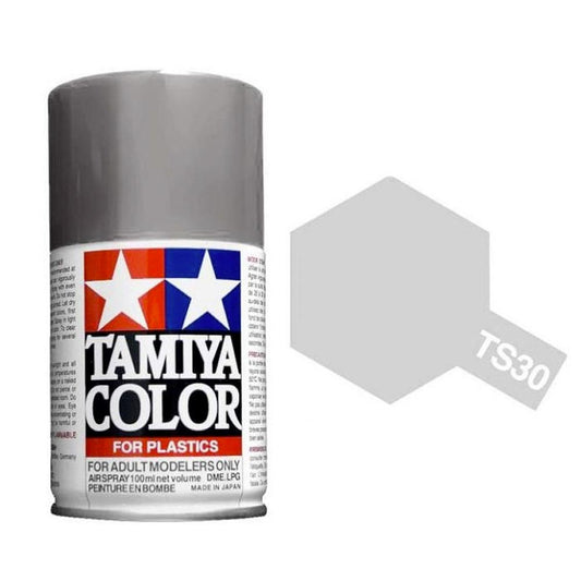 TAMIYA TS-30 Silver Leaf 100ml Plastic Model Kit Spray Paint 85030