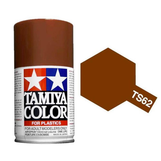 TAMIYA TS-62 NATO Brown 100ml Plastic Model Kit Spray Paint 85062