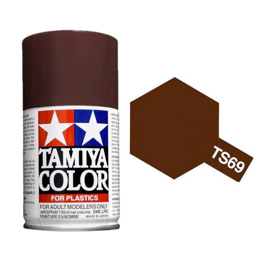 TAMIYA TS-69 Linoleum Deck Brown 100ml Plastic Model Kit Spray Paint 85069