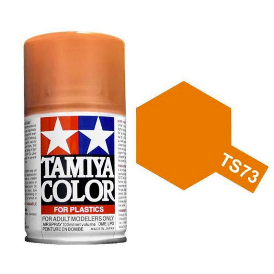 TAMIYA TS-73 Clear Orange 100ml Plastic Model Kit Spray Paint 85073