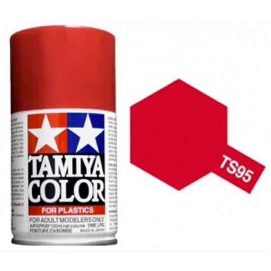 TAMIYA TS-95 Pure Metallic Red 100ml Plastic Model Kit Spray Paint 85095