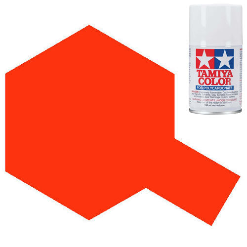 TAMIYA PS-24 Fluorescent Orange Polycarbonate Spray Paint 100ml RC Car Body
