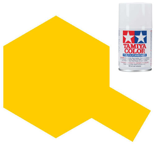 TAMIYA PS-42 Translucent Yellow Polycarbonate Spray Paint 100ml RC Car Body