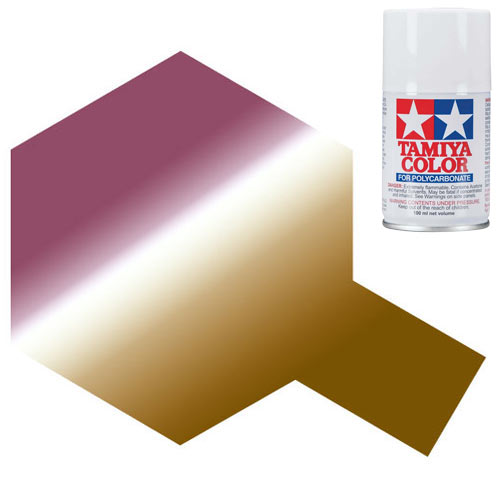 TAMIYA PS-47 Iridescent Pink/Gold Polycarbonate Spray Paint 100ml RC Car Body