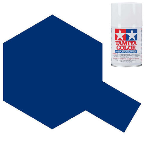 TAMIYA PS-59 Dark Metallic Blue Polycarbonate Spray Paint 100ml RC Car Body