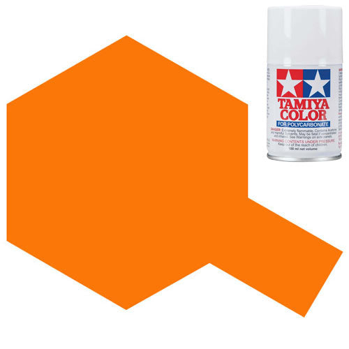 TAMIYA PS-62 Pure Orange Polycarbonate Spray Paint 100ml Lexan RC Car Body