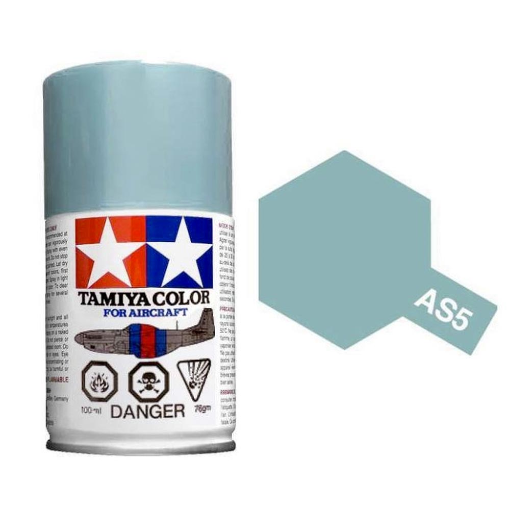 TAMIYA AS-5 Light Blue (Luftwaffe) 100ml Model Aircraft Spray Paint 86505
