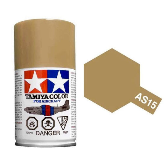 TAMIYA AS-15 Tan (USAF) 100ml Model Aircraft Spray Paint 86515