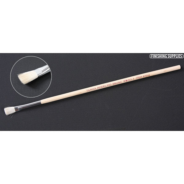 TAMIYA 87014 Flat Brush No.3 - Tools Accessories