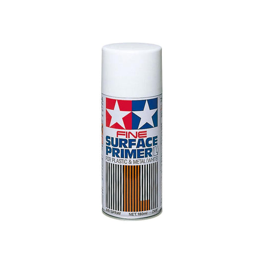 Tamiya 87044 White Fine Surface Primer Spray Paint  180ml