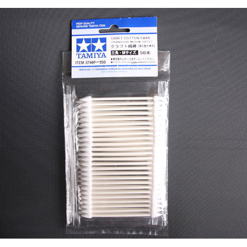 TAMIYA 87107 Cotton Swab (triangle med x 50) - Tools / Accessories
