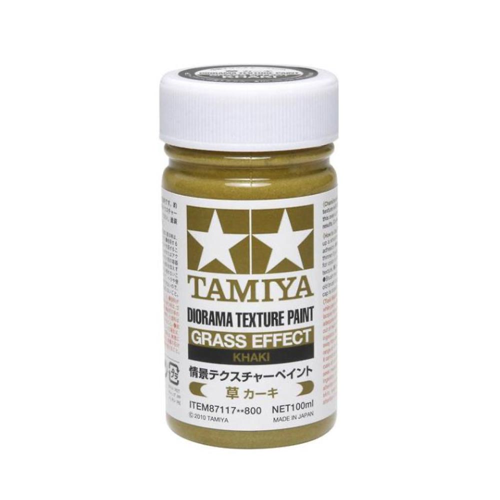 Tamiya 87117 Khaki Grass Diorama Texture Paint 100ml Model Paint