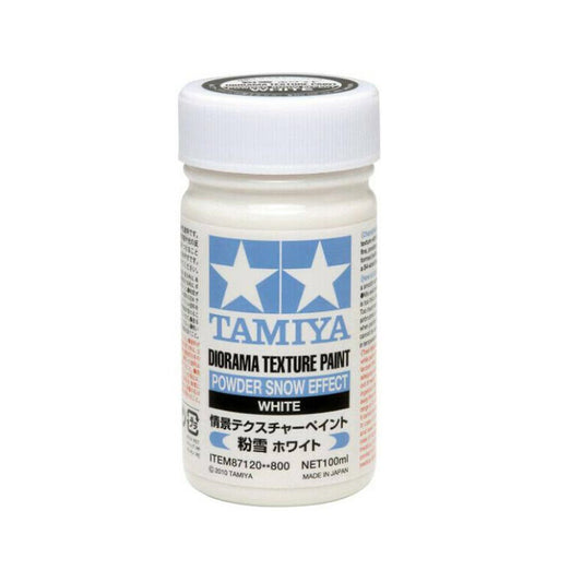 Tamiya 87120 Powder Snow Effect Diorama Texture Paint 100ml Model Paint