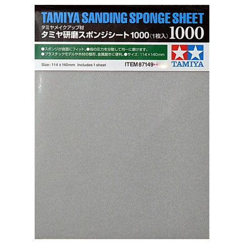 TAMIYA 87149 Sanding Sponge Sheet 1000 - Tools / Accessories