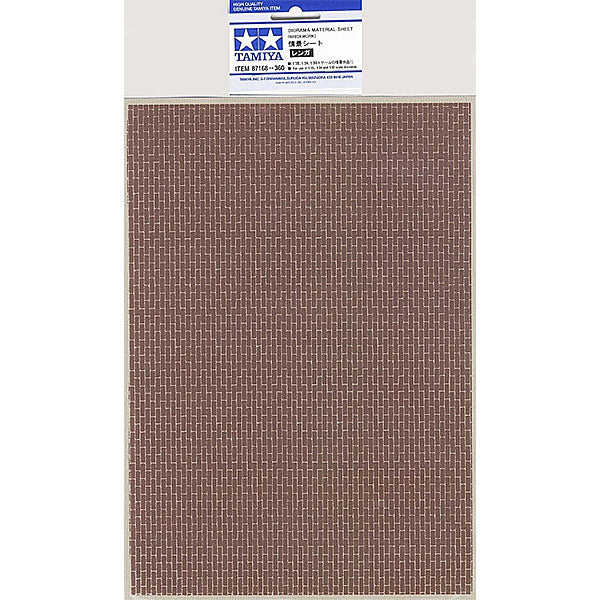 TAMIYA 87168 Diorama Sheet (brick) - Tools / Accessories