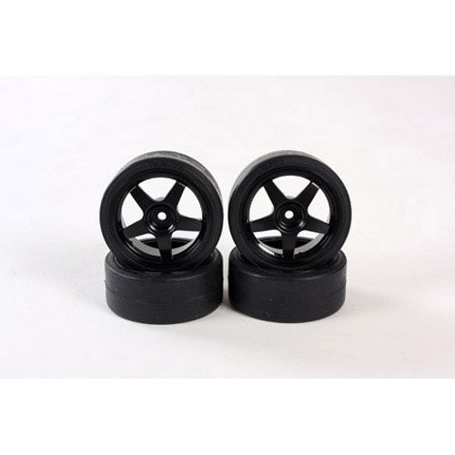 Tamiya 9400564 Mounted Drift Wheels Tyres for 58386 26mm (4pcs) - RC Car Spares