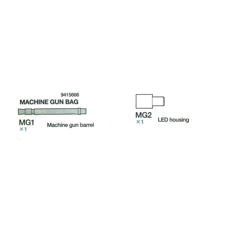 TAMIYA 9415666 Machine Gun Bag