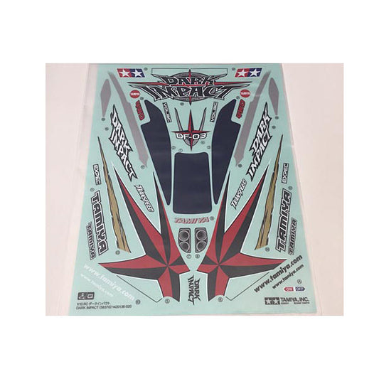 TAMIYA 58370 Dark Impact/DF03, 9495487/19495487 Decals/Stickers