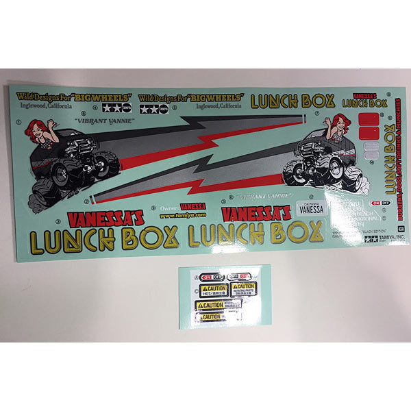 Tamiya 58546 Lunch Box Black/Blue/CW-01, 9495756/19495756 Decals/Stickers