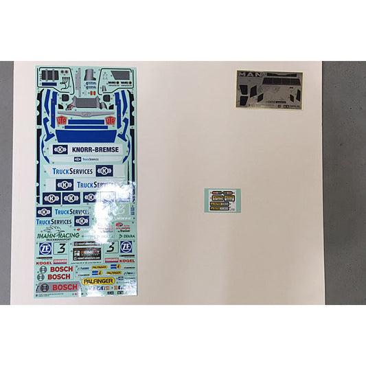 TAMIYA 58632 Team Hahn Racing MAN TGS/TT-01E, 9495886/19495886 Decals/Stickers