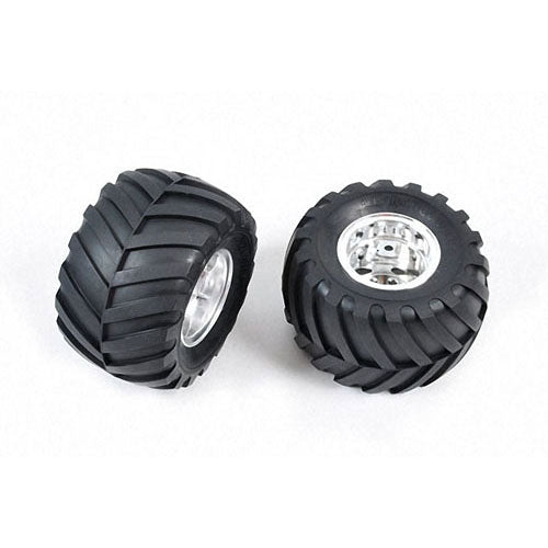 Tamiya 9805619 Rear Tyres & Wheels (2pcs) for 58242 - RC Car Spares