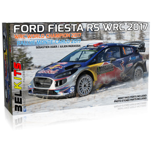 BELKITS Ford Fiesta WRC 2017 'Red Bull' Car Model Kit 1:24 BEL012
