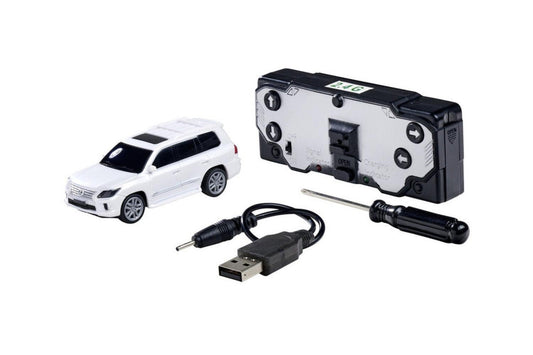 Carson C404337 1:64 Nano Racer Lexus LX570 White RC Car