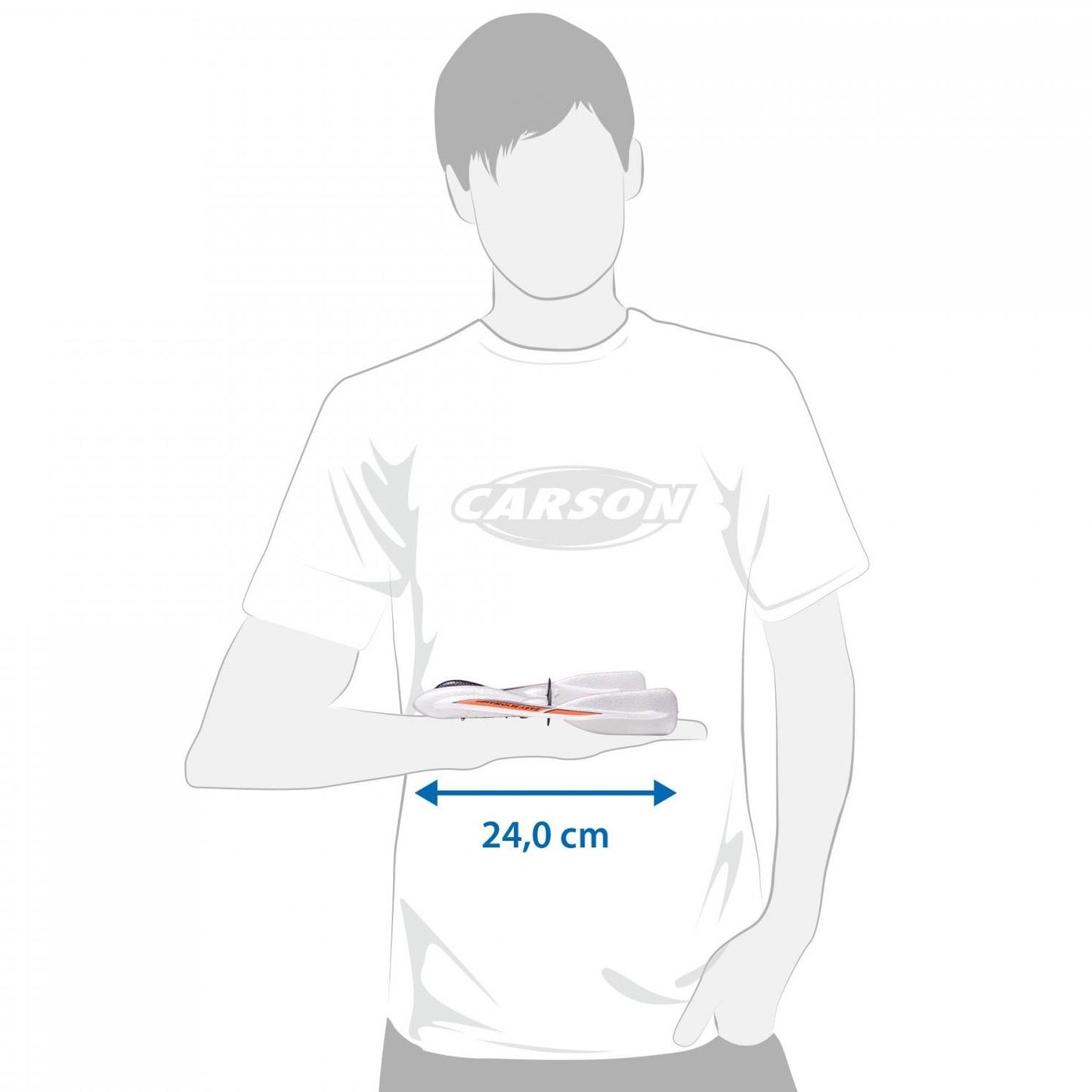 Carson C505036 Easy Skydreamer 2.4GHz 100% RTF Orange RC Aircraft