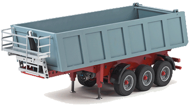 TAMIYA CARSON Tipper Trailer 3 Axles 1:14 C907050 500907050