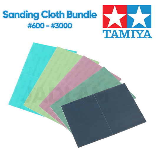 Tamiya Sanding Cloth Bundle #600 - #3000