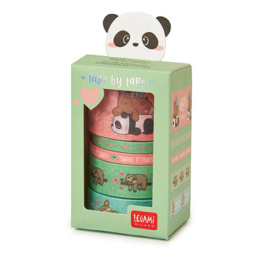 Legami Tape By Tape - Cute Animals - Sticky Tape 5m Rolls