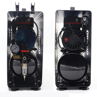 Royal Max TC-90TS Twin Cylinder Airbrush Compressor w/3.5L Tank & Cover