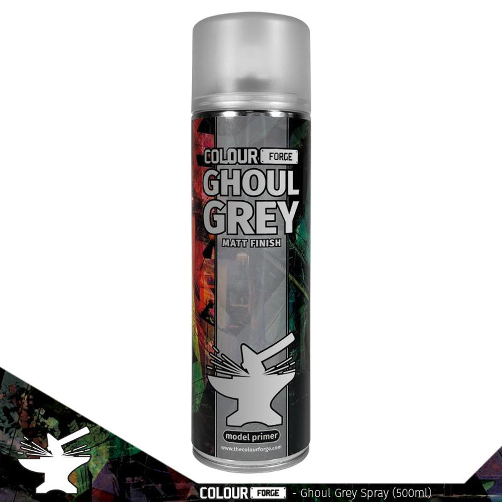 Colour Forge Ghoul Grey Spray Primer Paint 500ml