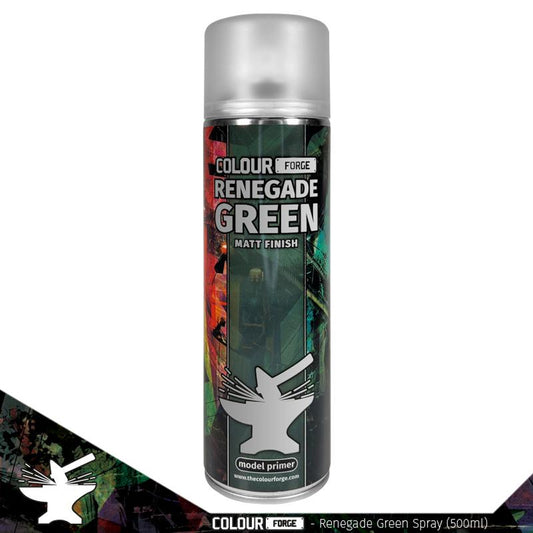 Colour Forge Renegade Green Spray Primer Paint 500ml