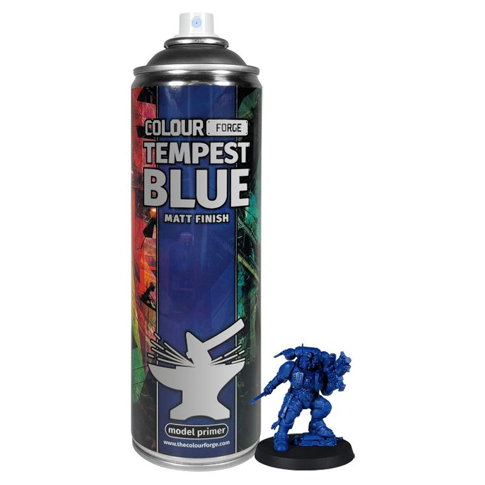 Colour Forge Tempest Blue Spray Primer Paint 500ml