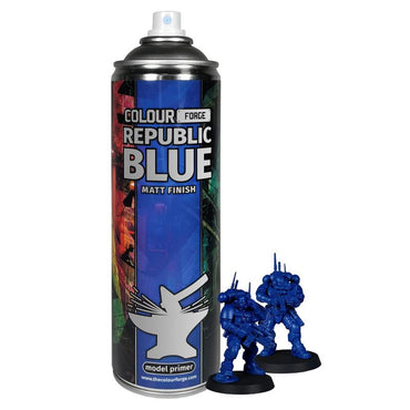 Colour Forge Republic Blue Spray Primer Paint 500ml
