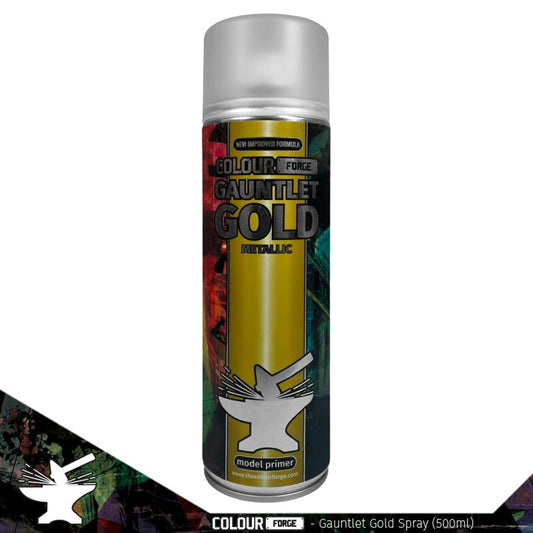 Colour Forge Gauntlet Gold Spray Primer Paint 500ml