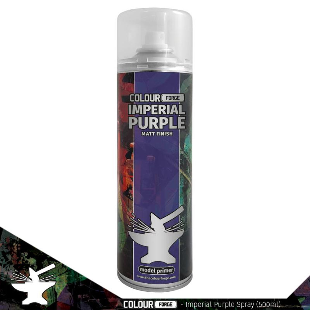 Colour Forge Imperial Purple Spray Primer Paint 500ml