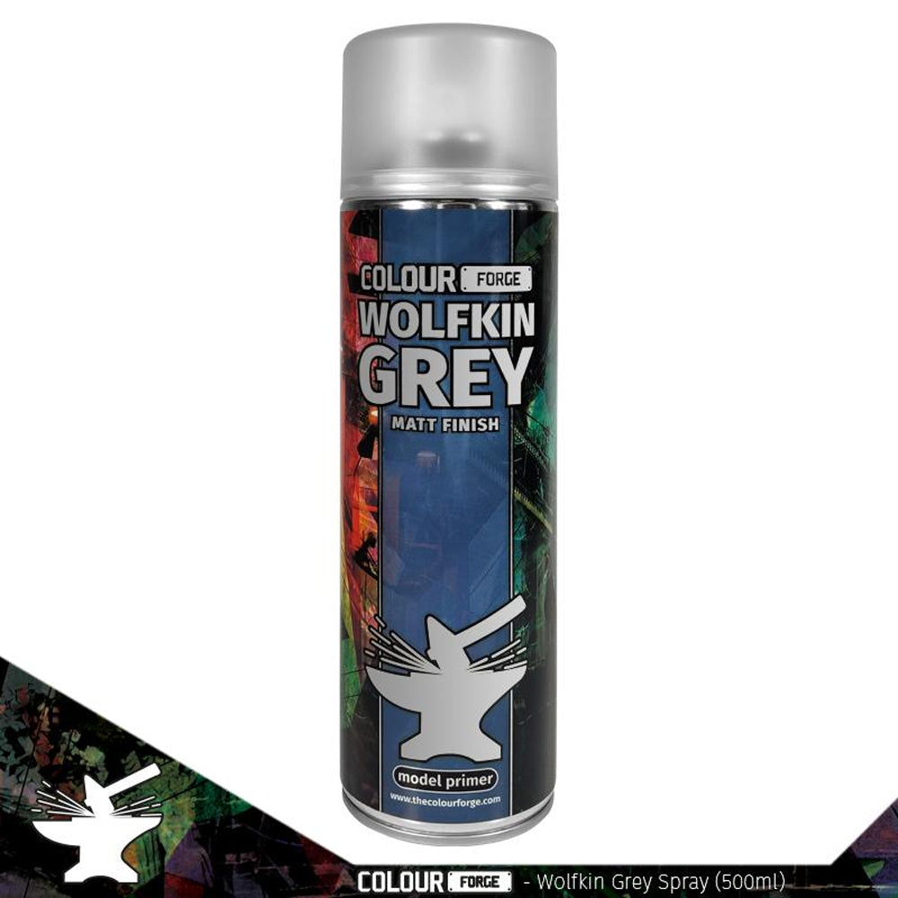Colour Forge Wolfkin Grey Spray Primer Paint 500ml