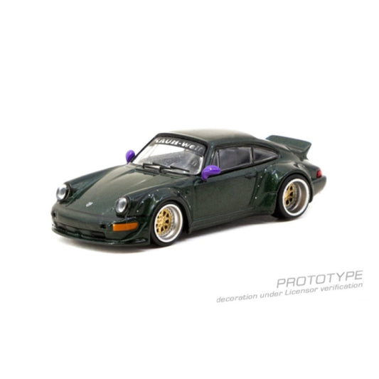 Tarmac Works RWB 964 Green 1:64 Diecast Car
