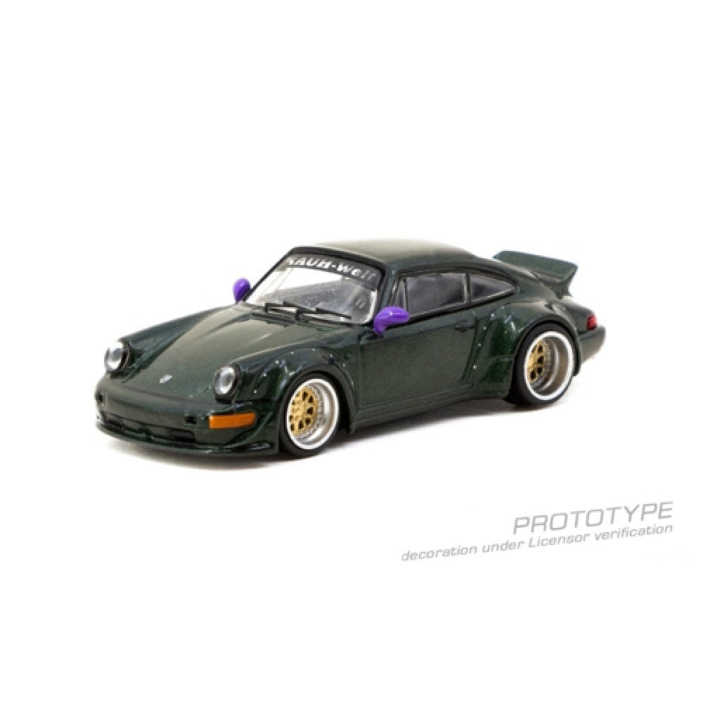 Tarmac Works RWB 964 Green 1:64 Diecast Car