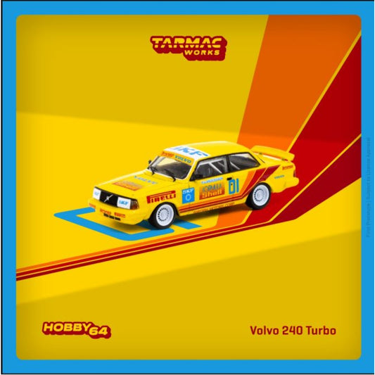 Tarmac Works Volvo 240 Turbo Thai Championship Bira 1:64 Car 6405088THA01