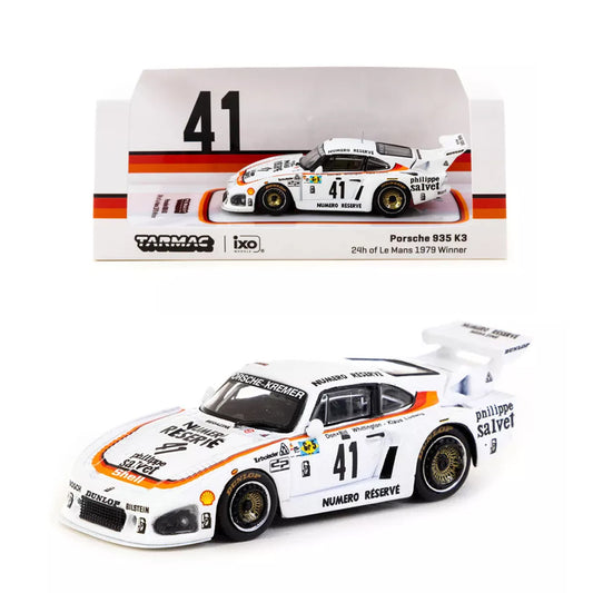 Tarmac 1979 Porsche 935 K3 No.41 Le Mans Winner 1:64 Diecast Car