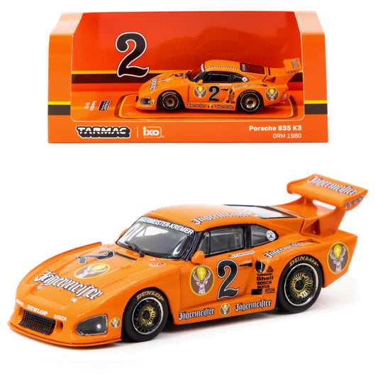 Tarmac Works Porsche 935 K3 DRM 1980 Orange 1:64 Diecast Model TCT6407980DRM02