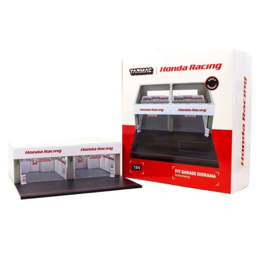 Tarmac Works Honda Racing Pit Garage 1:64 Car Diorama Model