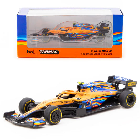 Tarmac Works F1 2021 McLaren MCL35M Lando Norris 1:64 Diecast Model TCT64GF040LN3